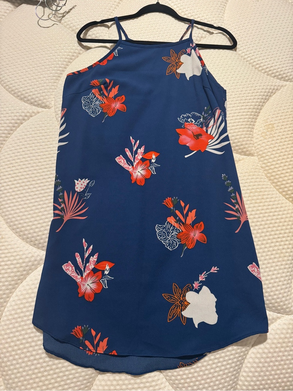 Women’s Navy Floral Tank Dress